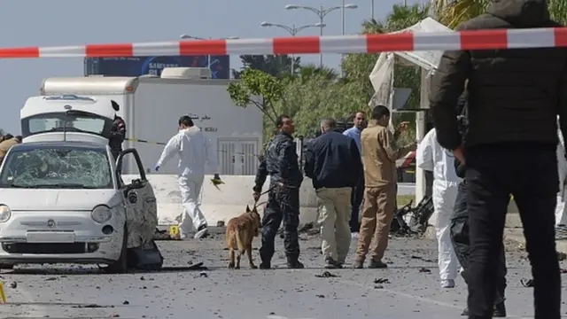 Une explosion près de l'ambassade des Etats Unis en Tunisie le 6 mars 2020