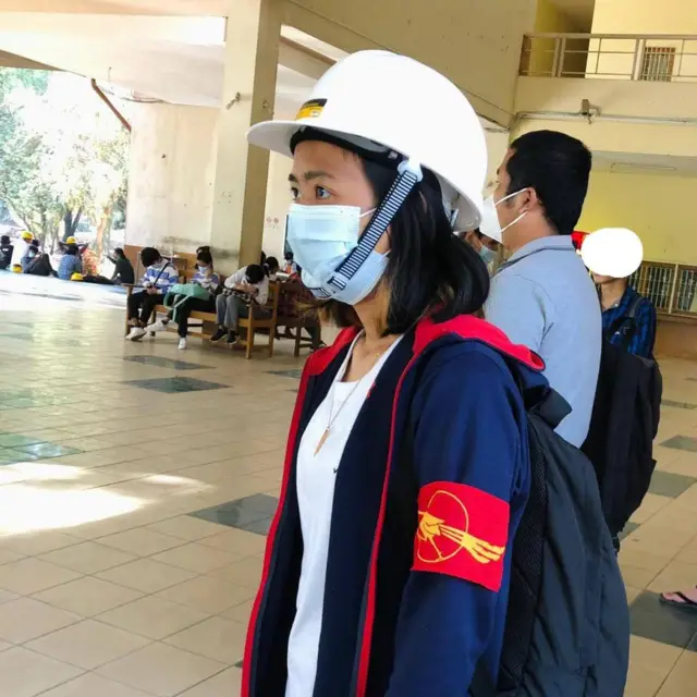 ဒဂုံတက္ကသိုလ်ကျောင်းသားများ သမဂ္ဂ အလုပ်အမှုဆောင် မဝတ်ရည်အောင်