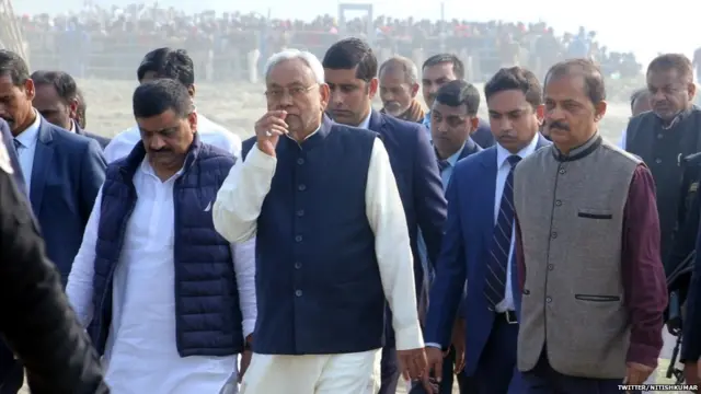 बिहार के मुख्यमंत्री नीतीश कुमार