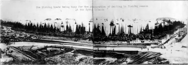 연평도가 한반도 최대의 조기 어장이던 시절에는 항구가 어선들로 가득했다