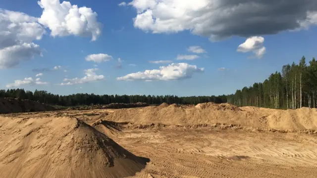 Карьер в Ленинградской области