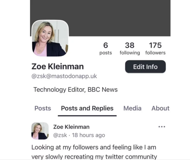 ဘီဘီစီ နည်းပညာပိုင်းဆိုင်ရာ အယ်ဒီတာရဲ့ မာစတာဒွန် အကောင့်