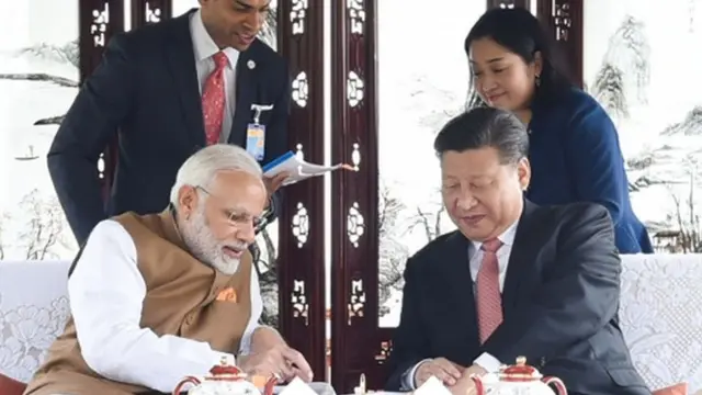 नरेंद्र मोदी, शी जिनपिंग