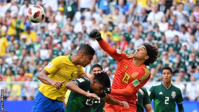 サッカーW杯】ブラジル、ベスト8進出 メキシコを2-0で撃破 - BBCニュース