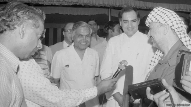 अराफत, राजीव गांधी