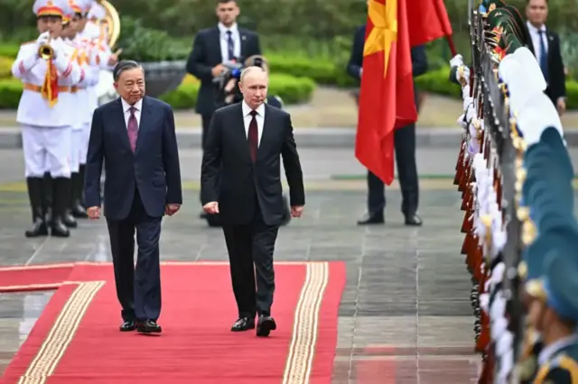 Tổng thống Vladimir Putin là nguyên thủ quốc gia đầu tiên ông Tô Lâm đón tiếp với tư cách chủ tịch nước