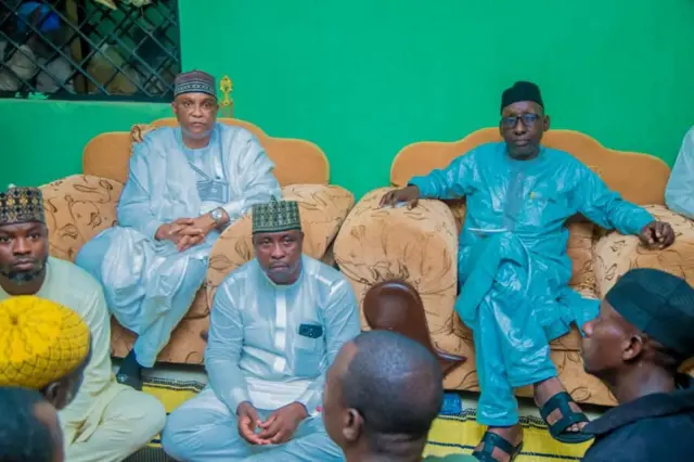 Condolence visit to family of victim