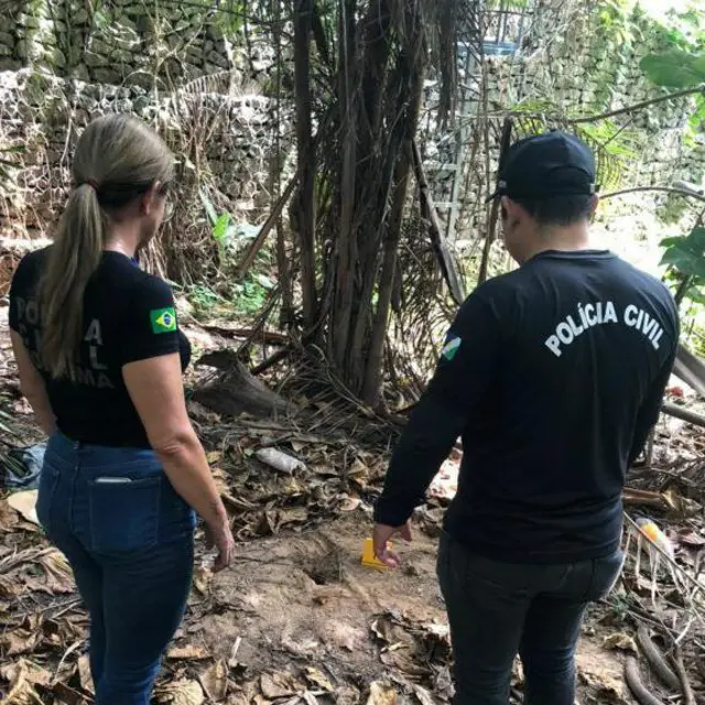 Policiais encontraram cemitério coletivo em Pricumã, zona oeste de Boa Vista, no início de 2025