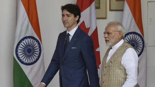 ২০১৮ সালে ভারত সফরকালে কানাডার প্রধানমন্ত্রী জাস্টিন ট্রুডো।