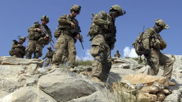 تصویری از نیروهای آمریکایی در افغانستان