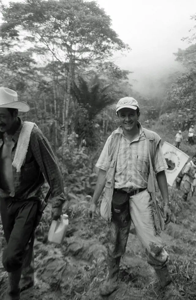 फ़ोटोग्राफ़र जीसस एबेड कोलोरैडो लोपेज़ की यह तस्वीर एक बच्चे ने उतारी.