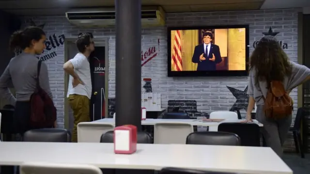 บรรยากาศภายในบาร์ของบาร์เซโลนา