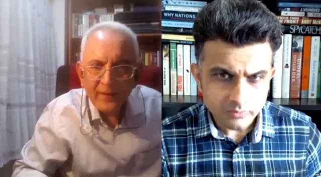 पीएस राघवन और बीबीसी संवाददाता जुगल पुरोहित