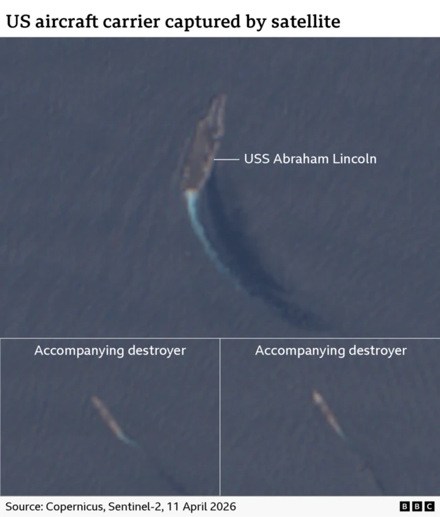  வளைகுடாவுக்கு அருகில் அமெரிக்க போர் கப்பல் 