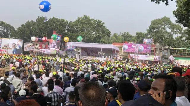 বিএনপির ফরিদপুর সমাবেশ।