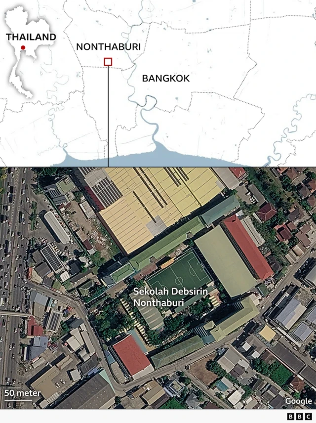 Lokasi sekolah.