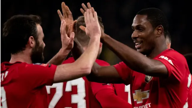 Odion Ighalo na Juan Mata