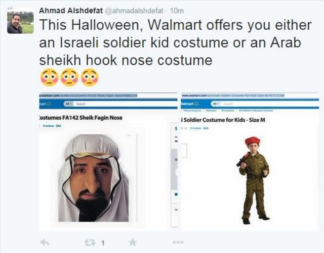 Walmart pulls Israeli army Halloween costume after outrage - BBC News