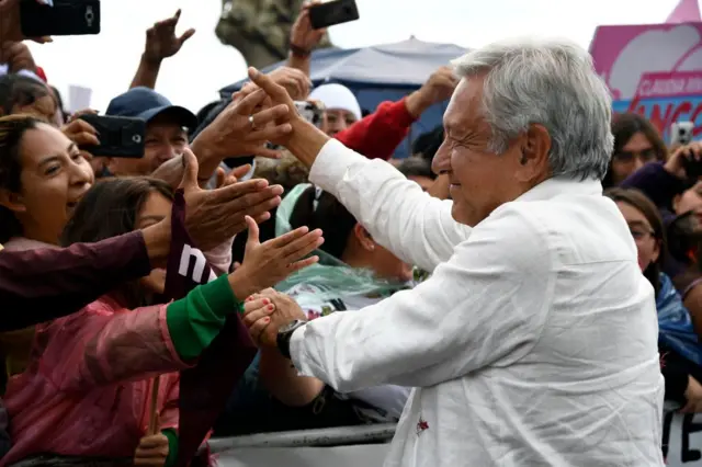 AndrÃ©s Manuel LÃ³pez Obrador, presidente de MÃ©xico.