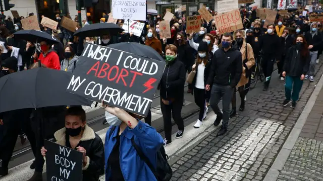 Демонстрация в Польше.