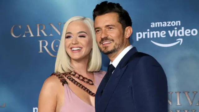 Katy Pery and Orlando Bloom