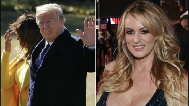 ColagemslotsenfotosslotsenTrump e Stormy Daniels