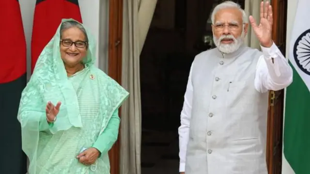 मोदी शेख़ हसीना
