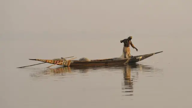Fisherman for River Niger