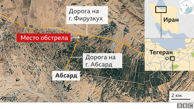 карта-локатор убийства Фахризаде