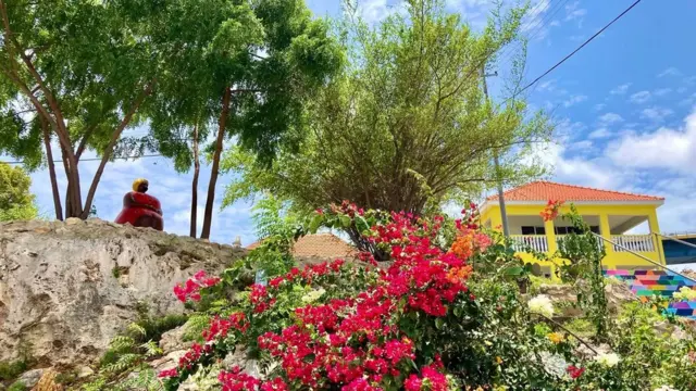 Créée par Hortence Brouwn, cette maman de 2 m de haut est l'une des plus grandes de l'île.