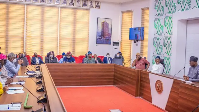 Aworan Igbimo ti Gomina Makinde fi lole