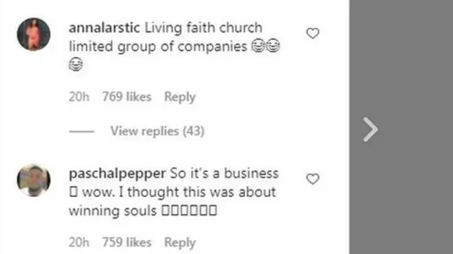 Pipo tok on di mata of Pastor sack