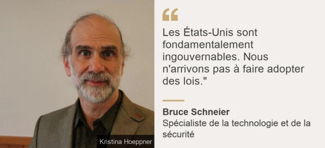Citation de Bruce Schneier