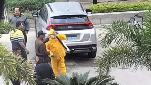 تدابير احترازية في محيط مقر السوق التجاري "سيتي ستار"