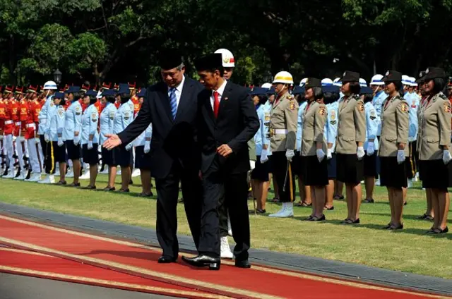 Joko Widodo dan Susilo Bambang Yudhoyono