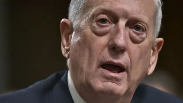 El secretario de Defensa, James Mattis