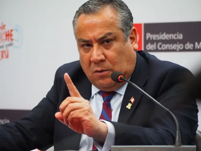 El primer ministro peruano, Gustavo Adrianzén. 