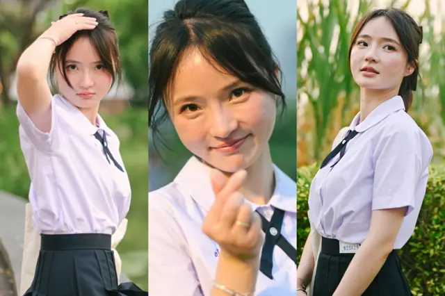 บีบีซีไทยขอให้เธอลองโพสต์ถ้าที่อยากถ่ายลงโซเชียลมีเดีย