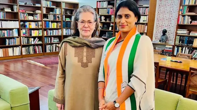 సోనియా గాంధీతో వైఎస్ షర్మిల