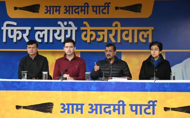 ਰਾਘਵ ਚੱਢਾ ਅਤੇ ਅਰਵਿੰਦ ਕੇਜਰੀਵਾਲ