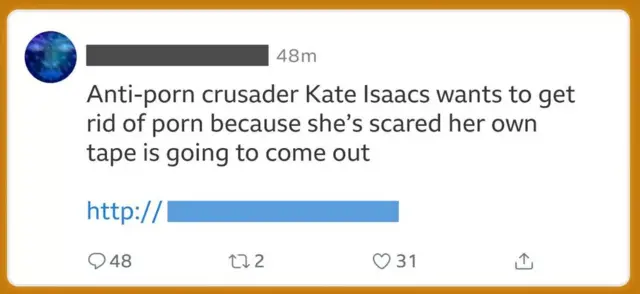 ડીપફેકની લિંક સાથે કેટને ટ્વીટમાં ટેગ કરવામાં આવ્યાં હતાં