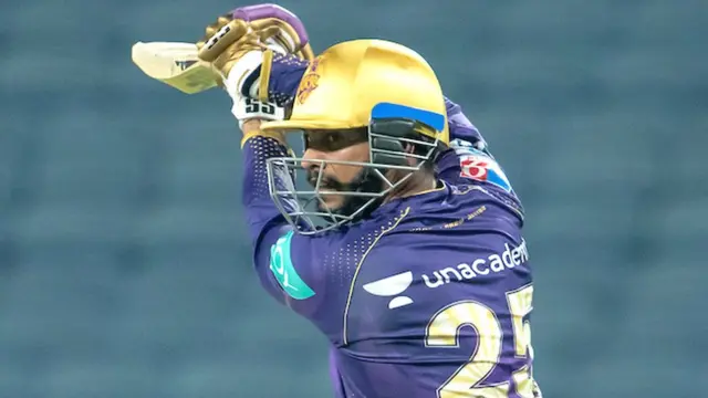 वेंकटेश अय्यर ने 57 रनों की पारी खेली