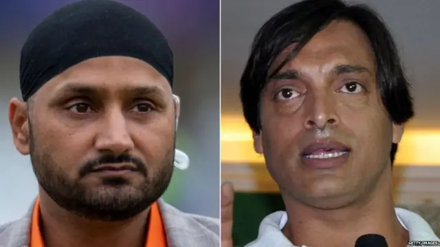 ਹਰਭਜਨ ਸਿੰਘ ਤੇ ਸ਼ੌਇਬ ਅਖ਼ਤਰ