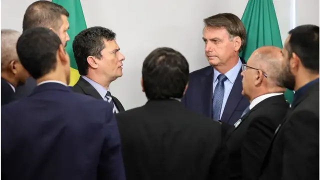 Jair Bolsonaro e Sergio Moro