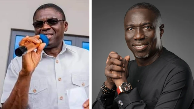 Philip Shaibu and Asue Ighodalo