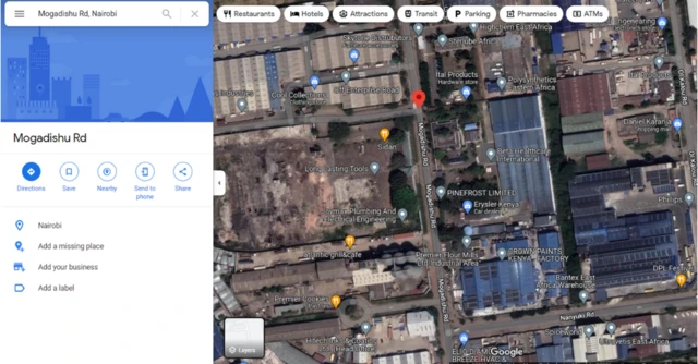 Mogadishu Road, Nairobi, Kenya