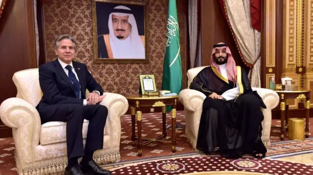 بن سلمان و بلینکن