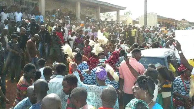 Agọ ibo kan to kun fawọn to fẹ dibo