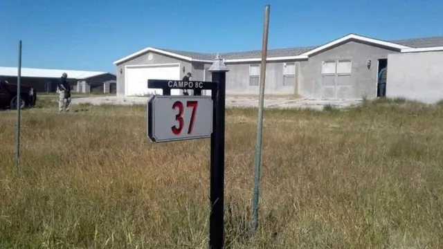 Vista de la operación policial en la que resultó detenido Orson William Black Jr.