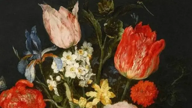 ટ્યુલિપનાં ફૂલોનું પેન્ટિંગ